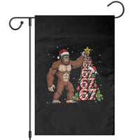 Bigfoot Christmas Tree 67 Garden Flag Holiday Six Seven Meme Brainrot Gift - Wonder Print Shop
