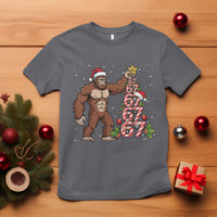Bigfoot Christmas Tree 67 T Shirt Holiday Six Seven Meme Brainrot Gift - Wonder Print Shop