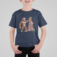 Bigfoot Christmas Tree 67 T Shirt For Kid Holiday Six Seven Meme Brainrot Gift - Wonder Print Shop