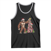 Bigfoot Christmas Tree 67 Tank Top Holiday Six Seven Meme Brainrot Gift - Wonder Print Shop