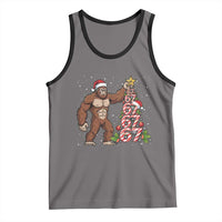 Bigfoot Christmas Tree 67 Tank Top Holiday Six Seven Meme Brainrot Gift - Wonder Print Shop