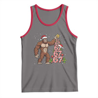 Bigfoot Christmas Tree 67 Tank Top Holiday Six Seven Meme Brainrot Gift - Wonder Print Shop