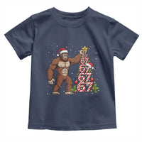Bigfoot Christmas Tree 67 Toddler T Shirt Holiday Six Seven Meme Brainrot Gift - Wonder Print Shop