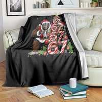 Trending Six Seven Meme Bigfoot Christmas Tree Throw Blanket Holiday Gift - Wonder Print Shop