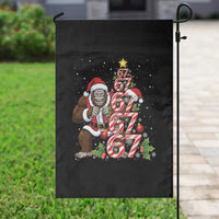 Trending Six Seven Meme Bigfoot Christmas Tree Garden Flag Holiday Gift - Wonder Print Shop