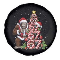 Trending Six Seven Meme Bigfoot Christmas Tree Spare Tire Cover Holiday Gift - Wonder Print Shop
