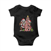 Trending Six Seven Meme Bigfoot Christmas Tree Baby Onesie Holiday Gift - Wonder Print Shop