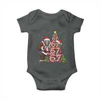 Trending Six Seven Meme Bigfoot Christmas Tree Baby Onesie Holiday Gift - Wonder Print Shop