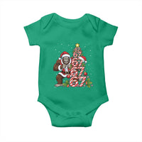 Trending Six Seven Meme Bigfoot Christmas Tree Baby Onesie Holiday Gift - Wonder Print Shop