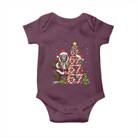 Trending Six Seven Meme Bigfoot Christmas Tree Baby Onesie Holiday Gift - Wonder Print Shop