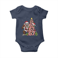 Trending Six Seven Meme Bigfoot Christmas Tree Baby Onesie Holiday Gift - Wonder Print Shop