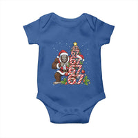 Trending Six Seven Meme Bigfoot Christmas Tree Baby Onesie Holiday Gift - Wonder Print Shop