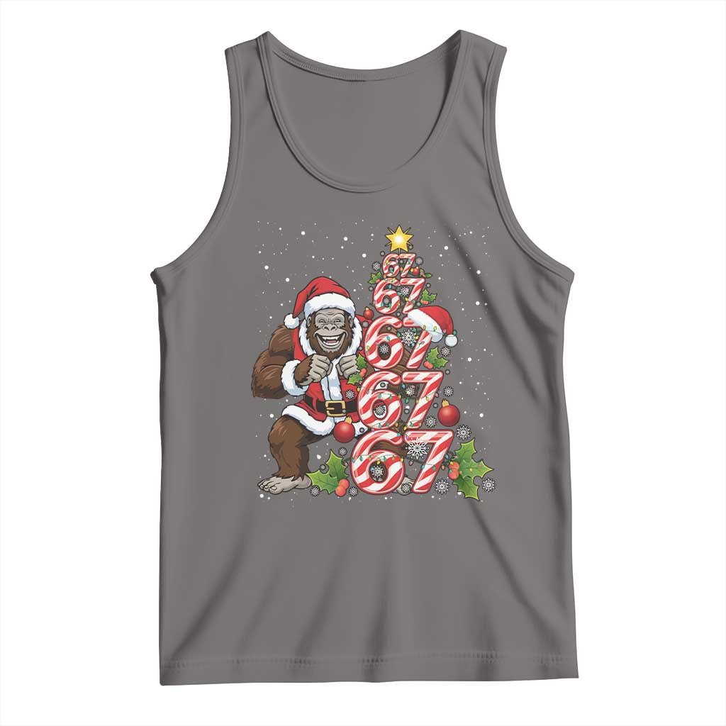 Trending Six Seven Meme Bigfoot Christmas Tree Tank Top Holiday Gift - Wonder Print Shop