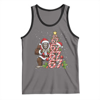 Trending Six Seven Meme Bigfoot Christmas Tree Tank Top Holiday Gift - Wonder Print Shop