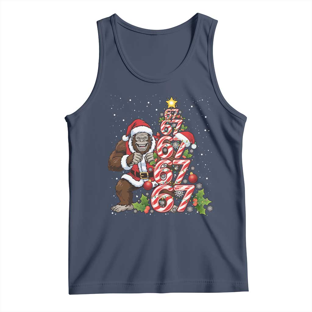 Trending Six Seven Meme Bigfoot Christmas Tree Tank Top Holiday Gift - Wonder Print Shop