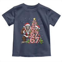 Trending Six Seven Meme Bigfoot Christmas Tree Toddler T Shirt Holiday Gift - Wonder Print Shop