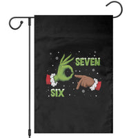 Funny Green And Bigfoot Six Seven Meme Garden Flag Christmas Trend Gift - Wonder Print Shop