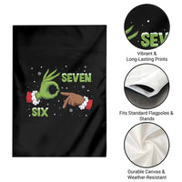 Funny Green And Bigfoot Six Seven Meme Garden Flag Christmas Trend Gift - Wonder Print Shop