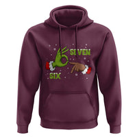Funny Green And Bigfoot Six Seven Meme Hoodie Christmas Trend Gift - Wonder Print Shop