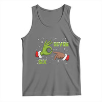 Funny Green And Bigfoot Six Seven Meme Tank Top Christmas Trend Gift - Wonder Print Shop