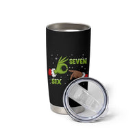 Funny Green And Bigfoot Six Seven Meme Tumbler Cup Christmas Trend Gift - Wonder Print Shop