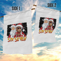 Six Seven Meme Santa Bigfoot Garden Flag 67 Viral Gen Alpha Slang Christmas Gift - Wonder Print Shop