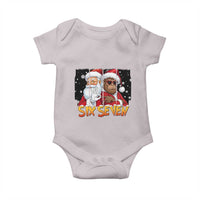 Six Seven Meme Santa Bigfoot Baby Onesie 67 Viral Gen Alpha Slang Christmas Gift - Wonder Print Shop