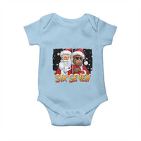 Six Seven Meme Santa Bigfoot Baby Onesie 67 Viral Gen Alpha Slang Christmas Gift - Wonder Print Shop