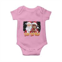 Six Seven Meme Santa Bigfoot Baby Onesie 67 Viral Gen Alpha Slang Christmas Gift - Wonder Print Shop