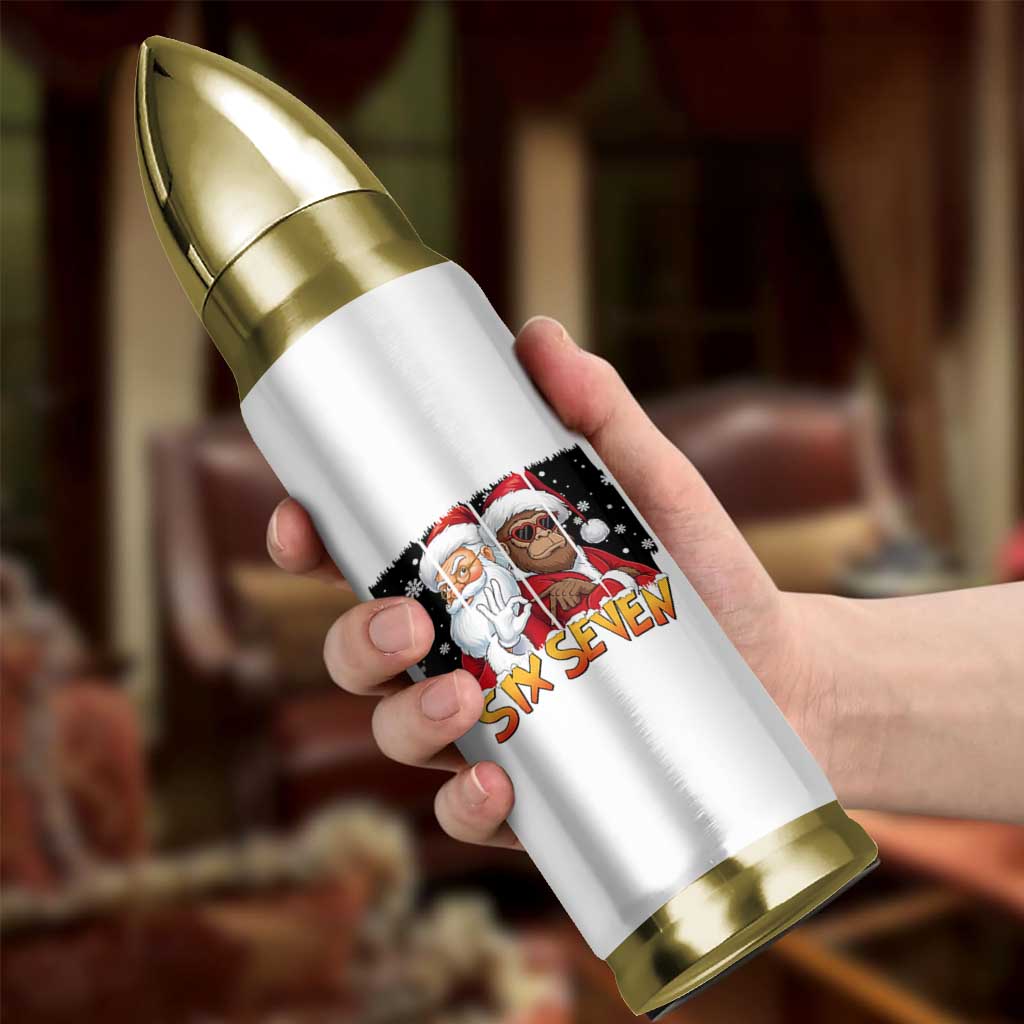 Six Seven Meme Santa Bigfoot Bullet Tumbler 67 Viral Gen Alpha Slang Christmas Gift - Wonder Print Shop