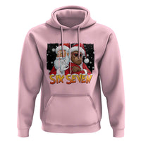 Six Seven Meme Santa Bigfoot Hoodie 67 Viral Gen Alpha Slang Christmas Gift - Wonder Print Shop