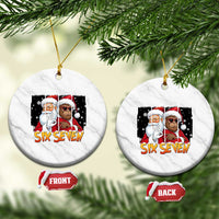Six Seven Meme Santa Bigfoot Ceramic Ornament 67 Viral Gen Alpha Slang Christmas Gift - Wonder Print Shop