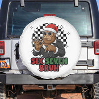 Biker Santa Six Seven Bruh Spare Tire Cover Christmas Gift For Gen Z - Wonder Print Shop