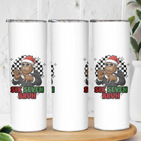 Biker Santa Six Seven Bruh Skinny Tumbler Christmas Gift For Gen Z - Wonder Print Shop