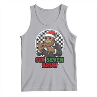 Biker Santa Six Seven Bruh Tank Top Christmas Gift For Gen Z - Wonder Print Shop