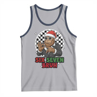 Biker Santa Six Seven Bruh Tank Top Christmas Gift For Gen Z - Wonder Print Shop