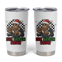 Biker Santa Six Seven Bruh Tumbler Cup Christmas Gift For Gen Z - Wonder Print Shop