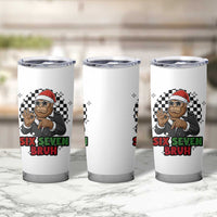 Biker Santa Six Seven Bruh Tumbler Cup Christmas Gift For Gen Z - Wonder Print Shop