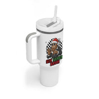 Biker Santa Six Seven Bruh Tumbler With Handle Christmas Gift For Gen Z - Wonder Print Shop