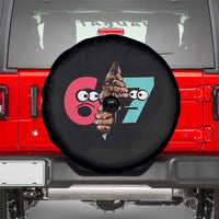 Bigfoot Six Seven Meme Spare Tire Cover 67 Viral Gen Alpha Slang Gift - Wonder Print Shop
