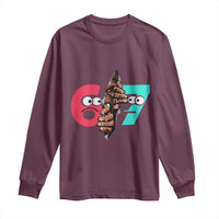 Bigfoot Six Seven Meme Long Sleeve Shirt 67 Viral Gen Alpha Slang Gift - Wonder Print Shop