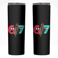 Bigfoot Six Seven Meme Skinny Tumbler 67 Viral Gen Alpha Slang Gift - Wonder Print Shop