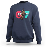 Bigfoot Six Seven Meme Sweatshirt 67 Viral Gen Alpha Slang Gift - Wonder Print Shop