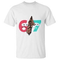 Bigfoot Six Seven Meme T Shirt 67 Viral Gen Alpha Slang Gift - Wonder Print Shop