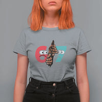 Bigfoot Six Seven Meme T Shirt For Women 67 Viral Gen Alpha Slang Gift - Wonder Print Shop