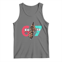 Bigfoot Six Seven Meme Tank Top 67 Viral Gen Alpha Slang Gift - Wonder Print Shop