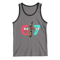 Bigfoot Six Seven Meme Tank Top 67 Viral Gen Alpha Slang Gift - Wonder Print Shop