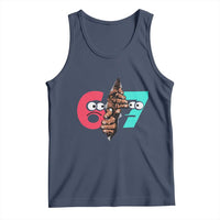 Bigfoot Six Seven Meme Tank Top 67 Viral Gen Alpha Slang Gift - Wonder Print Shop