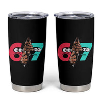 Bigfoot Six Seven Meme Tumbler Cup 67 Viral Gen Alpha Slang Gift - Wonder Print Shop