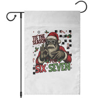 Funny Bigfoot Santa Tis The Season For Six Seven Meme Garden Flag Christmas Gift - Wonder Print Shop